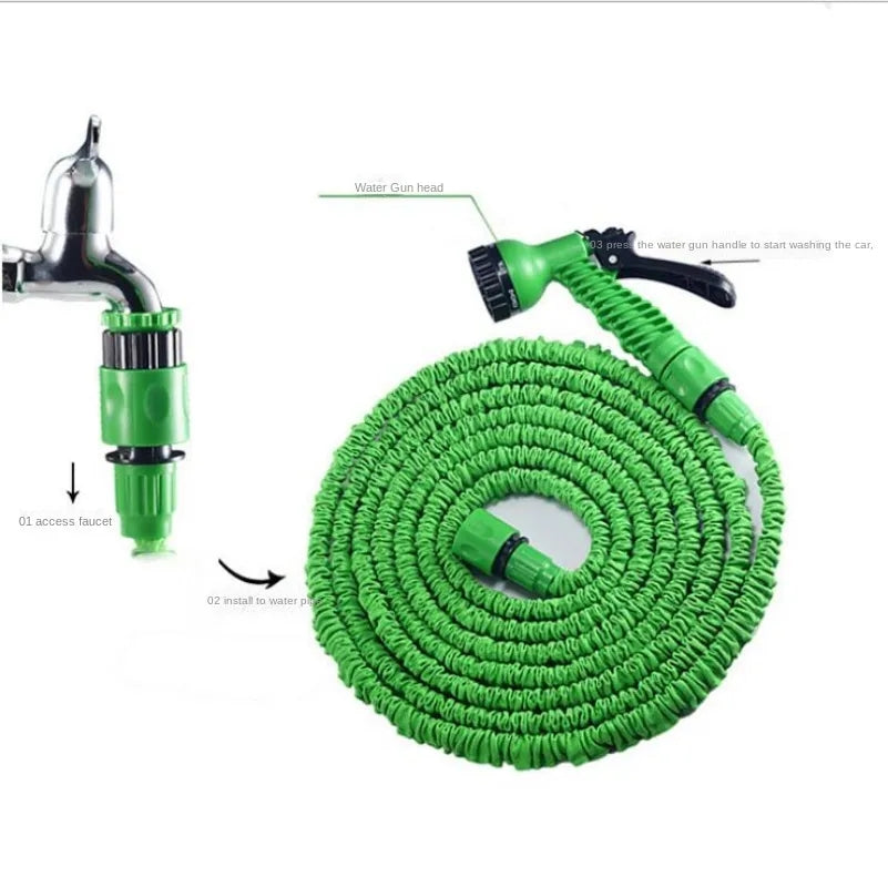 Magic Hose - Compact & Expandable Watering Solution 100ft