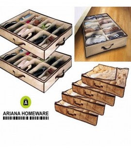 Under Bed Shoes Organizer