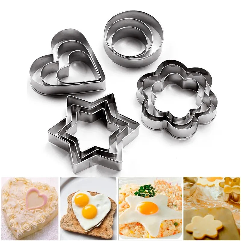 12pcs Cookies Cutter Set