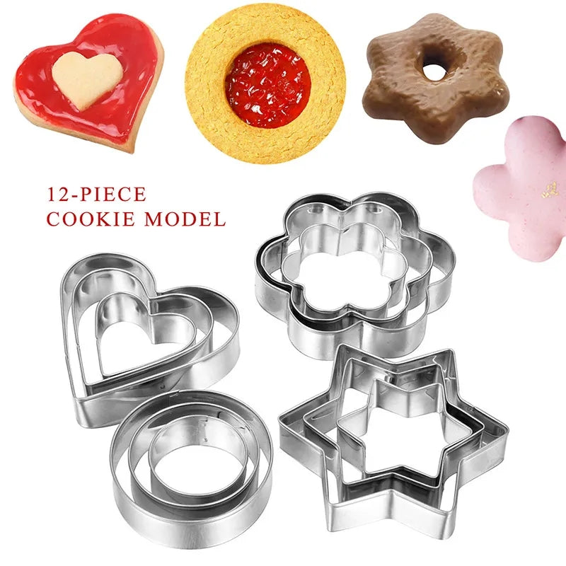 12pcs Cookies Cutter Set