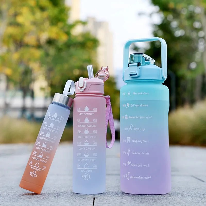 3 Pcs Sports Water Bottle