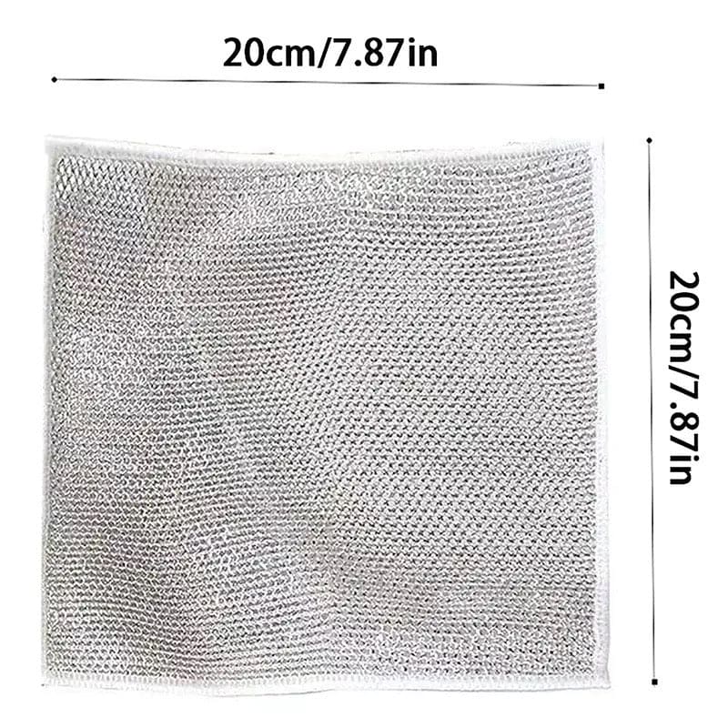 Steel Wire Dishwashing Cloth(Pack Of 4)