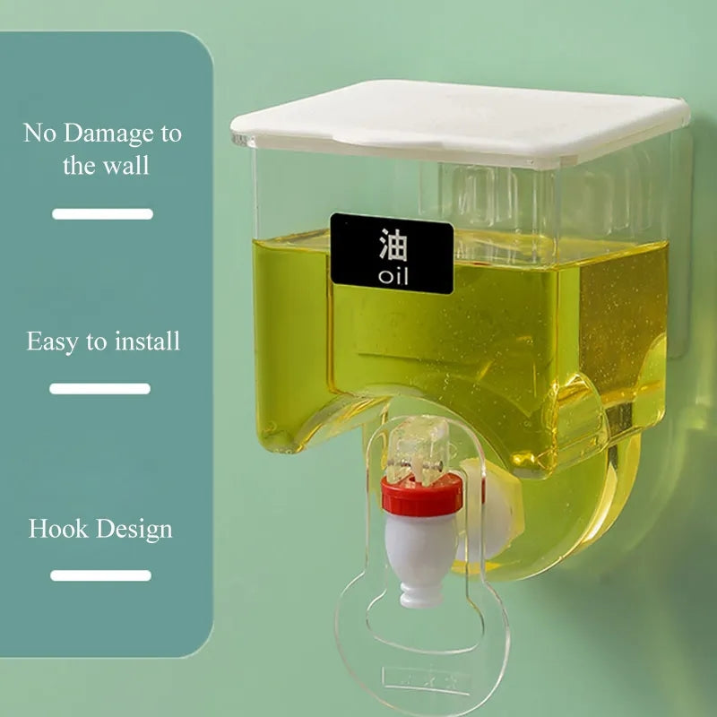 400ml Acrylic Wall mounted Oil Dispenser