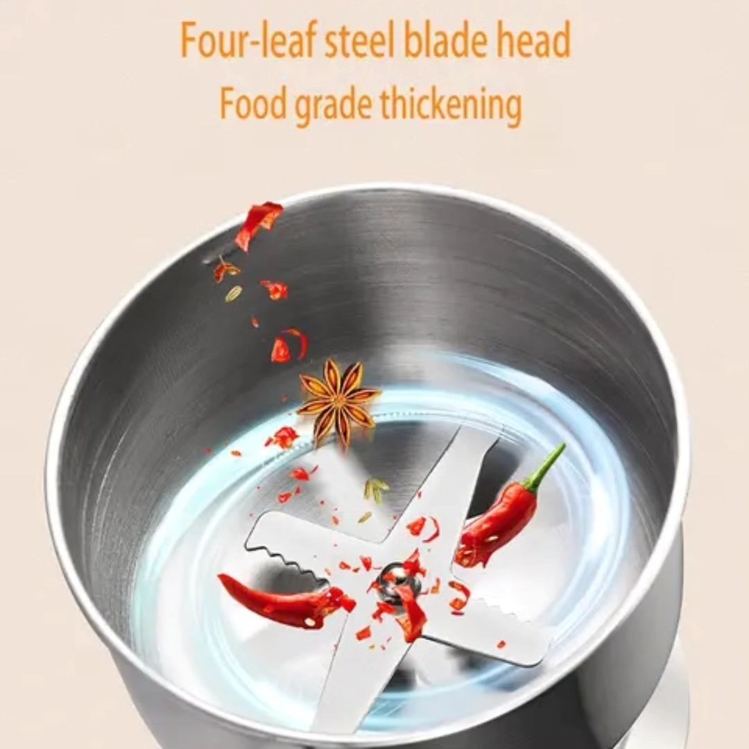 4 Blades Stainless Steel Grinder