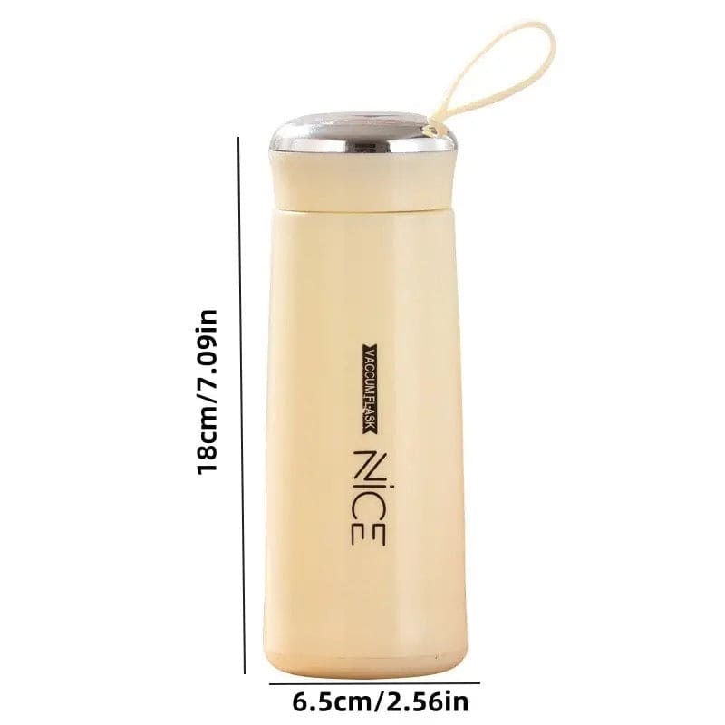 400ML Double Layer Glass Water Bottle for Gym, Sports, and Travel with Sleeve Cover