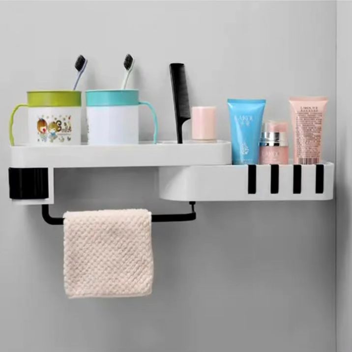 Adjustable Washroom and Kitchen Storage Rack