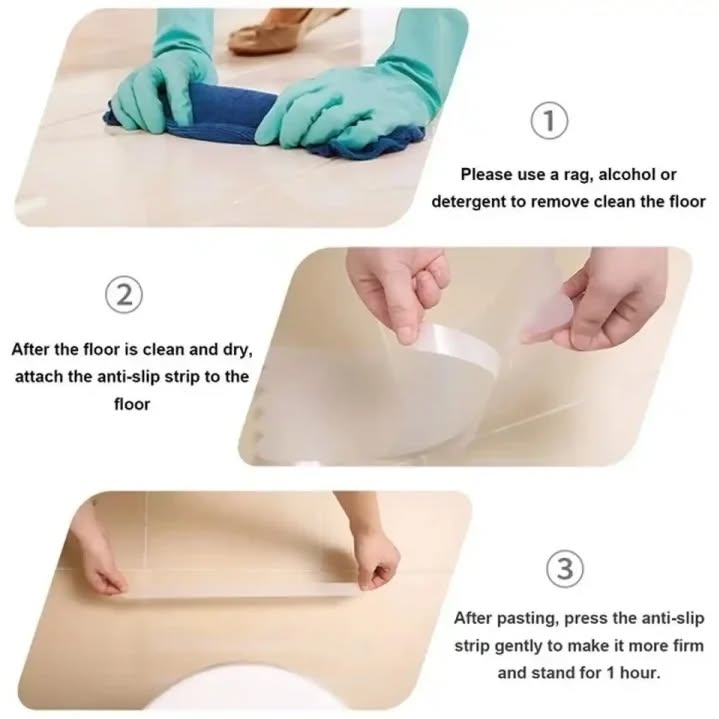 Anti-Slip Bath Strips 9pcs