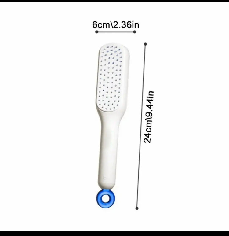 Self-Cleaning Anti-Static Hair Brush