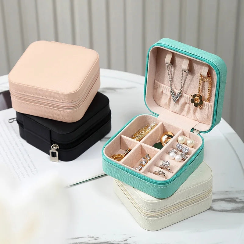 Leather Mini Jewellery Organizer