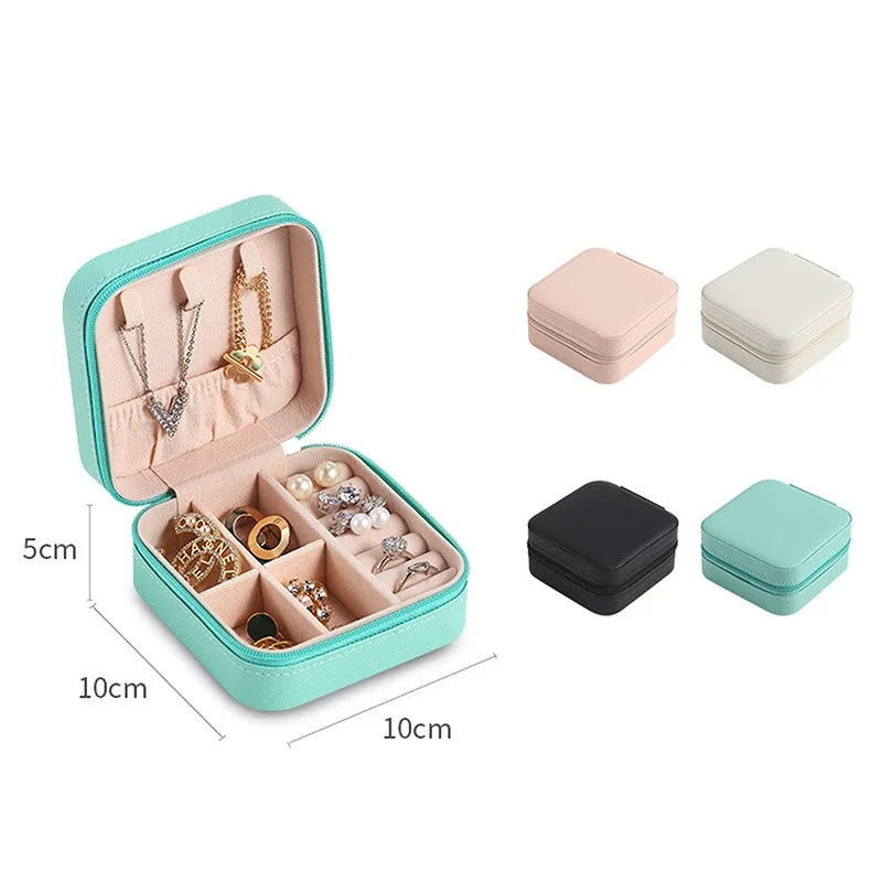 Leather Mini Jewellery Organizer