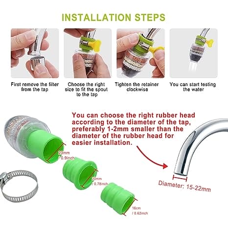 Universal 6-Layer Water Purifier Nozzle