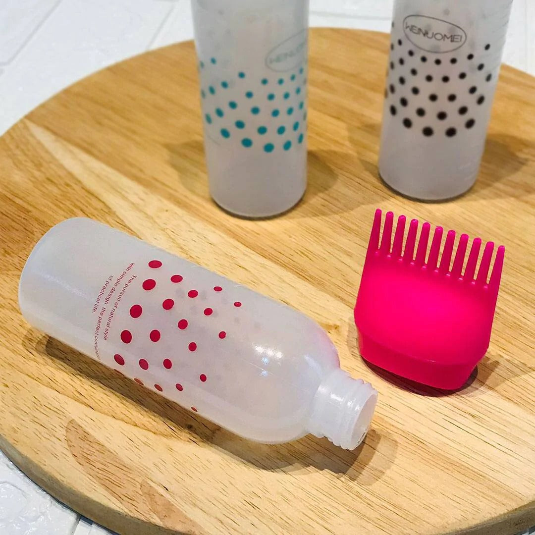 Silicone Hair Oil Bottle