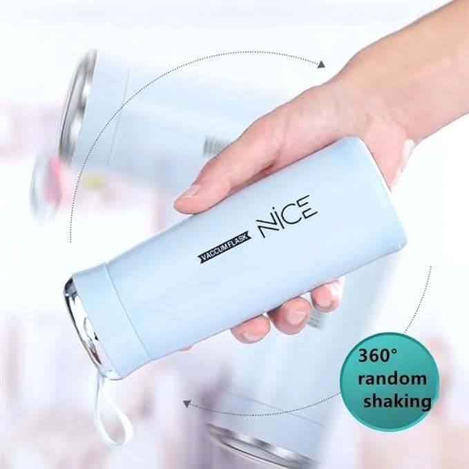 400ML Double Layer Glass Water Bottle for Gym, Sports, and Travel with Sleeve Cover