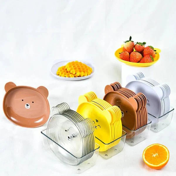 Bear Snack Plates (8pcs)