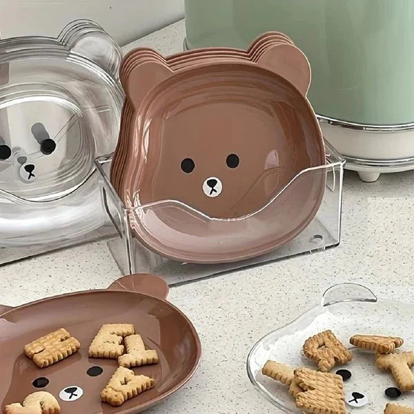 Bear Snack Plates (8pcs)