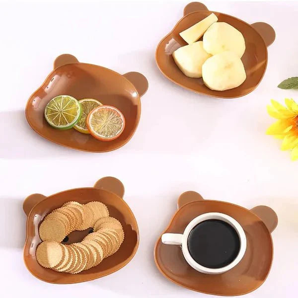 Bear Snack Plates (8pcs)