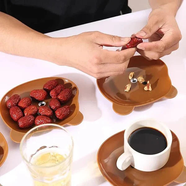 Bear Snack Plates (8pcs)