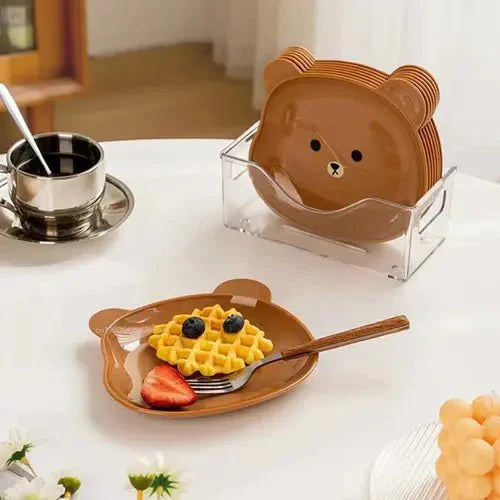 Bear Snack Plates (8pcs)