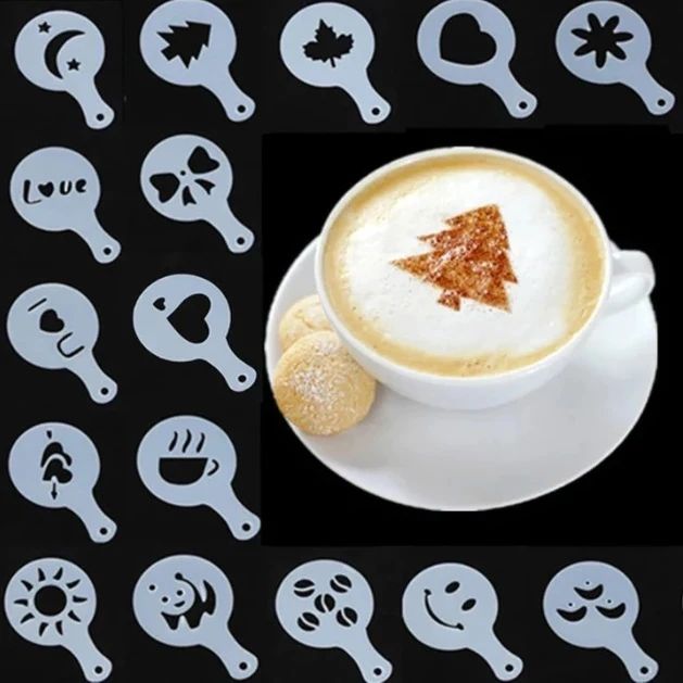 Coffee Stencils (Pack of 6pcs)