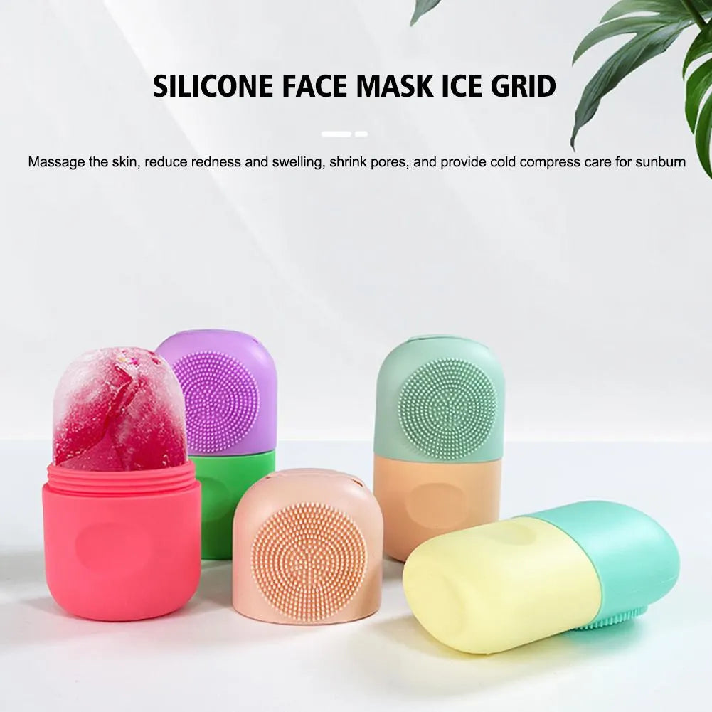 Silicon Ice Roller With Scrubber