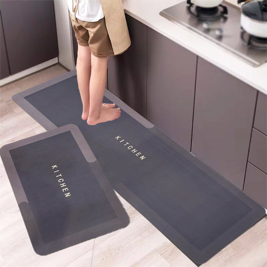 2Pcs Set Kitchen Floor Mat Non Slip