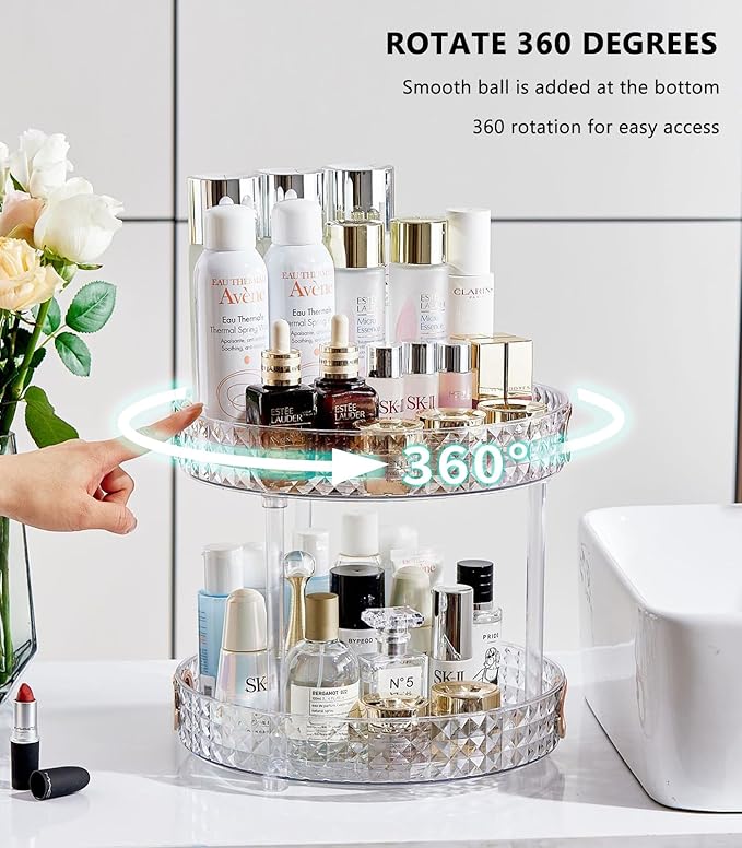 360 Rotating Make Up Organizer