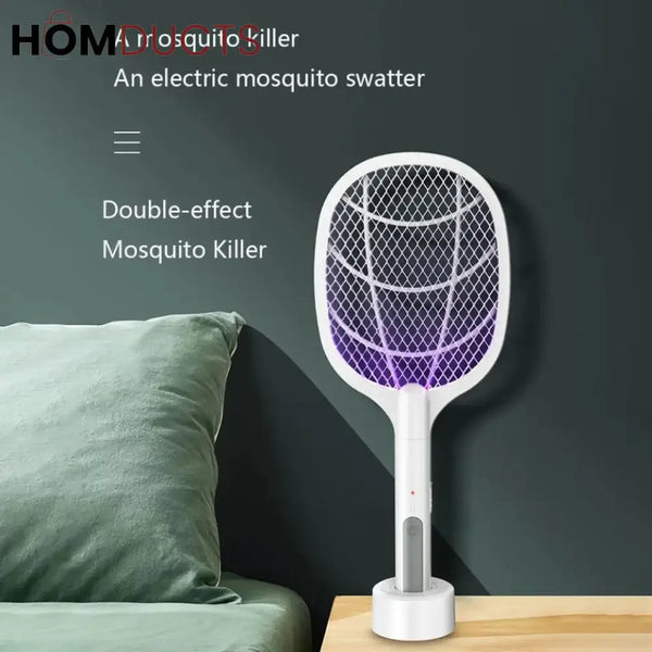 Electric Mosquito Racket With Stand