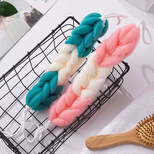 Flower Mesh Shoulder Scrubber