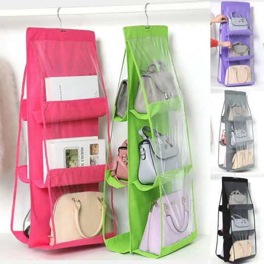 6 Pocket Hanging purse Organizer