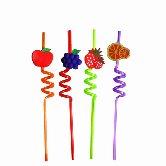 Twist Drink Straw 4 Pcs