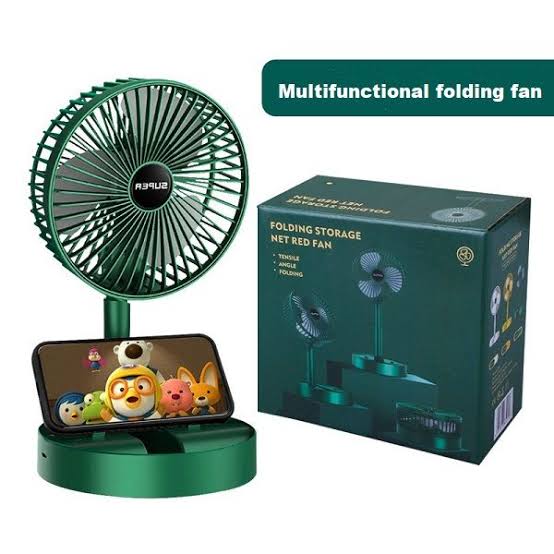 Telescopic Folding Fan Portable