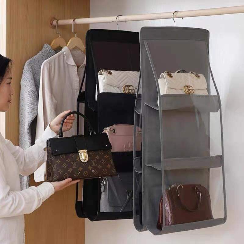 6 Pocket Hanging purse Organizer