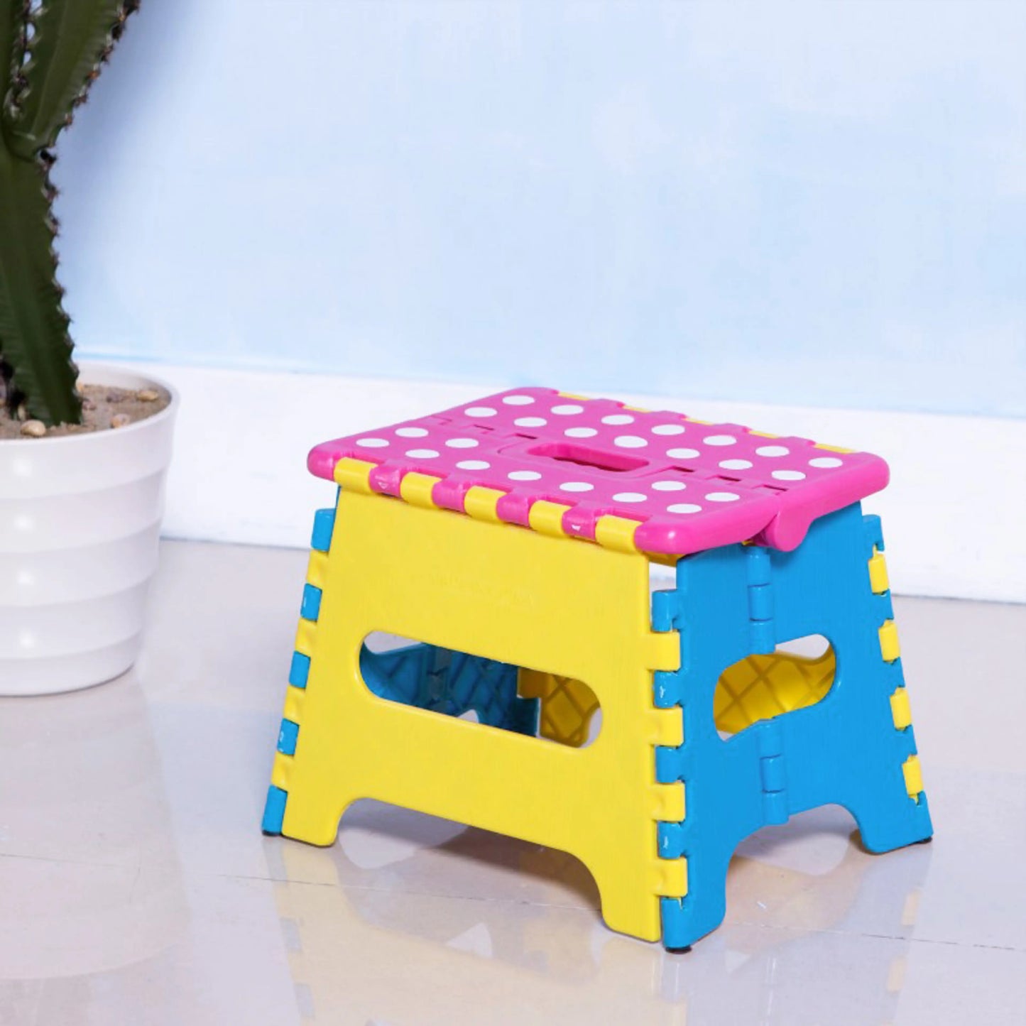 Colourful Kids Foldable Folding Step Stool