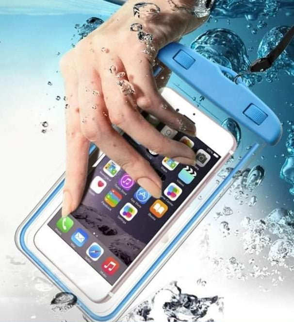 Waterproof Mobile Pouch Protection for Virus Dust Rain Multicolor